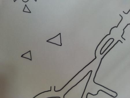 drawn