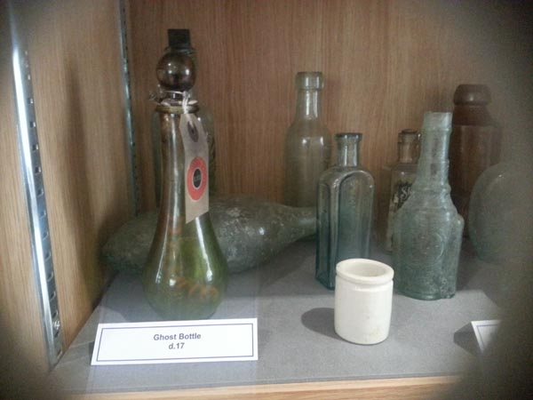 ghost bottle shelf