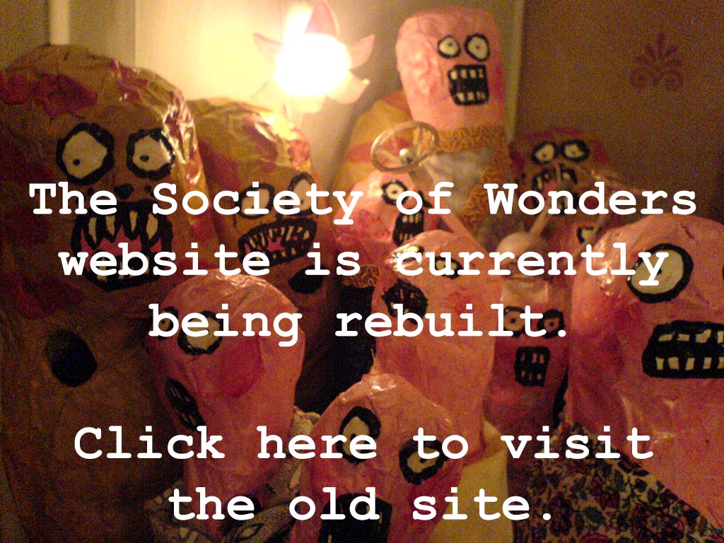 the society of wonders site is under repair
