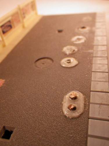 platform with ghosts